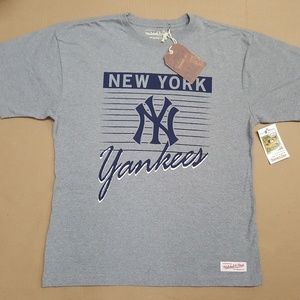 Mitchell & Ness Yankees Grey T-Shirt Men Size XL